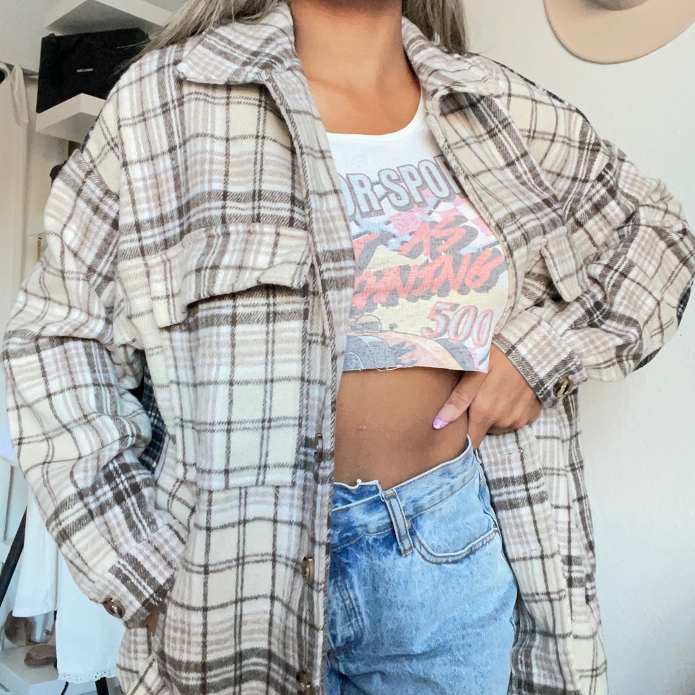 (SOLD) Plaid Flannel Shacket